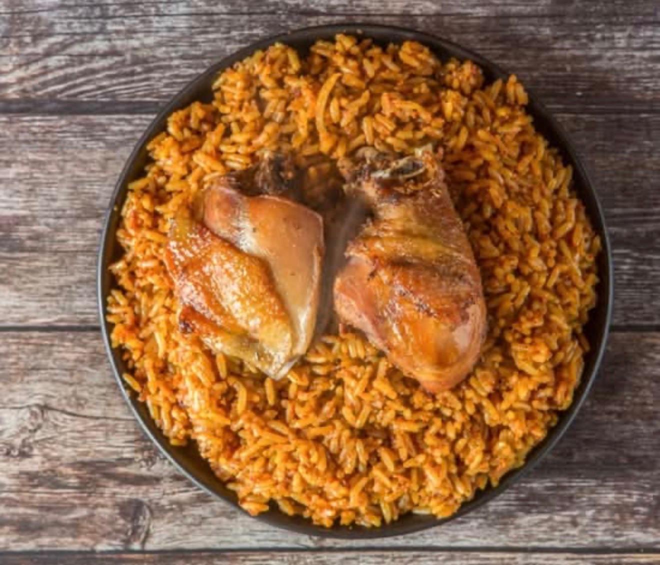 Jollof Rice and Chicken