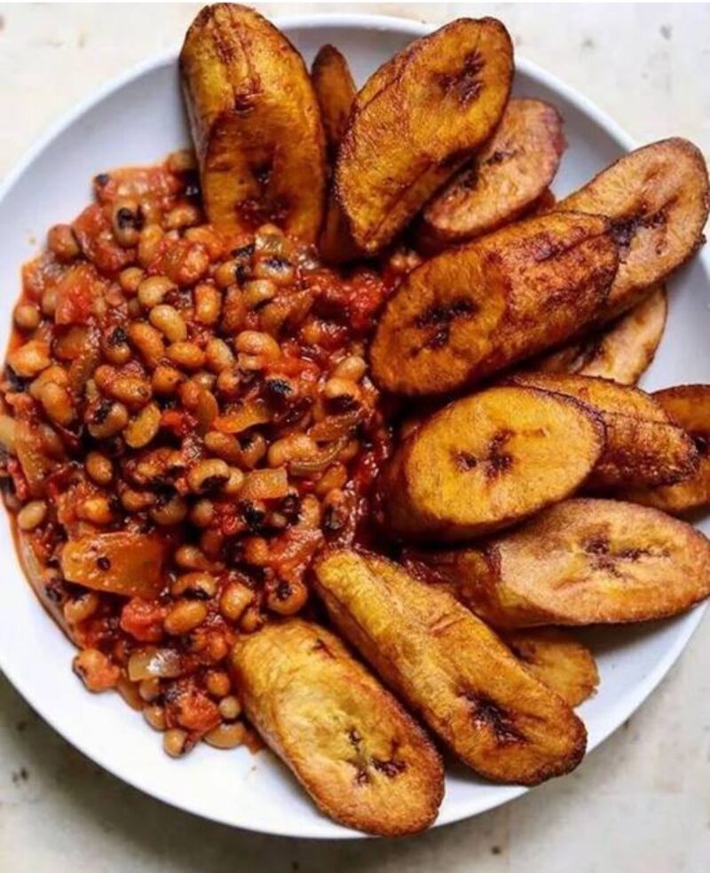 Naija Jollof - Beans & Plantain