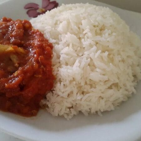White Rice & Stew